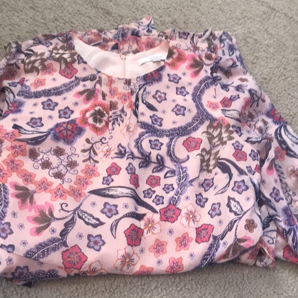 🌸NEW🌸 Ann Taylor Loft Pink Flower Dress - Picture 14 of 15